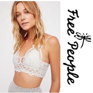 Free People Bralette - One Adella, White